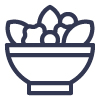 Fruit bowl for food sharing